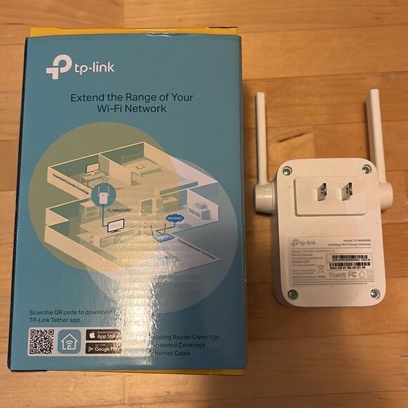 TP-Link N300 WiFi Extender(TL-WA855RE)-WiFi Range Extender, up to 300Mbps speed. - Picture 3 of 9